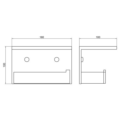 Бумагодержатель Timo Petruma 15243/18 - фото 2