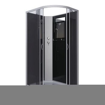 Душевая кабина Niagara Classic 35121433LBK 120х80 асимметричная без крыши ориентация левая