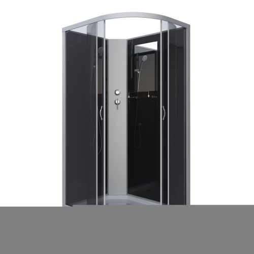 Душевая кабина Niagara Classic 35121433LBK 120х80 асимметричная без крыши ориентация левая