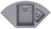 Кухонная мойка Ulgran Quartz Marta 1000-05 100х55 цвет серый