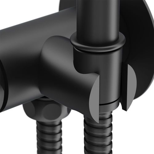 Гигиенический душ со смесителем Damixa Option 217000000 черный - фото 5