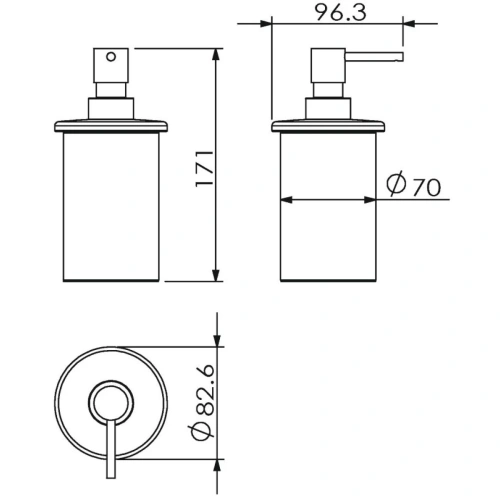 Дозатор для жидкого мыла Langberger LUGANO 23023A - фото 3