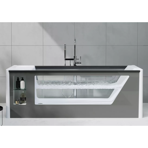 Ванна акриловая Aima Design GENESIS 01ген1875 180х75 отдельностоящая прямоугольная с ножками и каркасом - фото 2