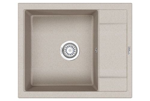 Кухонная мойка Granula 6002, ПИРИТ 60х50 цвет бежевый поверхность матовая