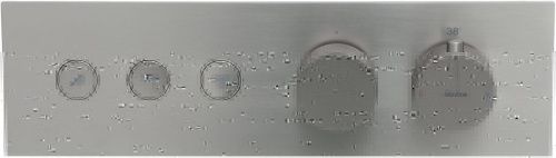 Смеситель для ванны с душем Allen Brau Liberty 5.33003-BN встраиваемый в стену никель с термостатом - фото 4