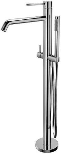 Смеситель для ванны и душа Paffoni Light LIG032CR напольный хром