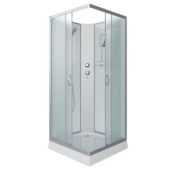 Душевая кабина Niagara Classic 11011423BK 90х90 квадратная без крыши ориентация универсальная