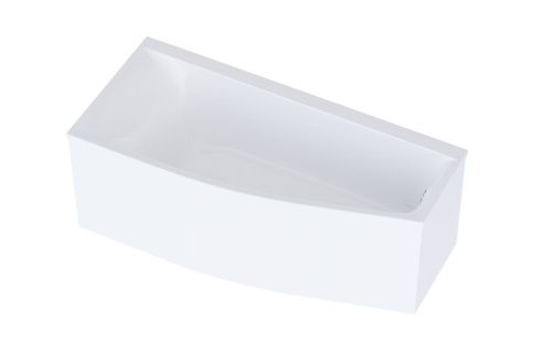 Ванна из литьевго мрамора Astra-Form Скат 01010014 170х75 пристенная асимметричная с ножками - фото 4