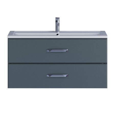 Тумба под раковину Uperwood Foster 291020524 100х50 подвесная цвет серый