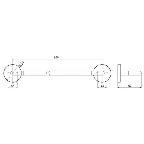 Полотенцедержатель Emco Round 4360 001 60 - фото 2