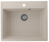 Кухонная мойка Ulgran Quartz Forte 580-02 60х50 цвет бежевый поверхность матовая