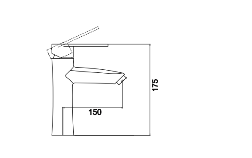 Смеситель Fmark FS16629 на раковину сатин - фото 2