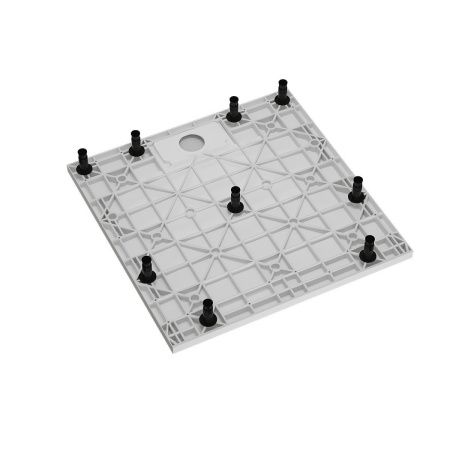 Душевой поддон из стеклопластика RGW SMC 55370199-01 90х90 белый