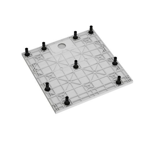 Душевой поддон из стеклопластика RGW SMC 55370199-01 90х90 белый - фото 2