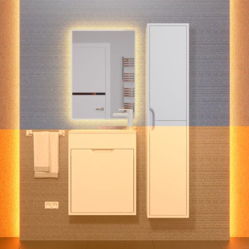 Тумба с раковиной Uperwood UPD Modul 393020544 50х20 цвет белый - фото 3