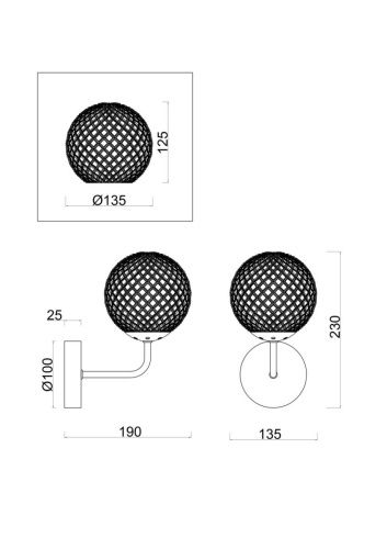 Бра Freya Navel FR8016WL-01BBS - фото 4
