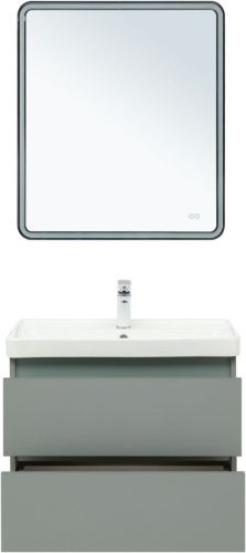 Тумба под раковину Aquanet Вега 2.0 00337960 70х50 подвесная цвет серый - фото 5