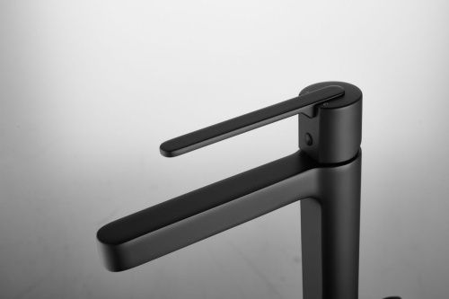 Смеситель AltroBagno Unione AltroBagnoUnione0136MB на раковину черный - фото 5