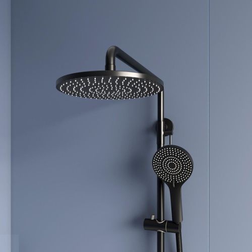 Душевая стойка RGW Shower Panels 51140133-04 настенная цвет черный - фото 3