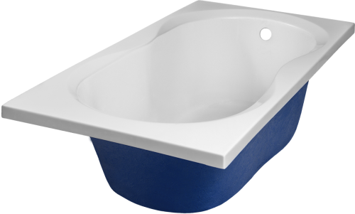 Ванна акриловая C-Bath CBQ006003 140х70 пристенная прямоугольная - фото 4