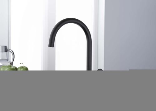 Смеситель для кухни Aquatek ОБЕРОН AQ1282MB на мойку черный - фото 3