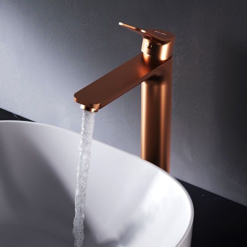 Смеситель Am.Pm X-Joy F85A92044 на раковину розовое золото - фото 3