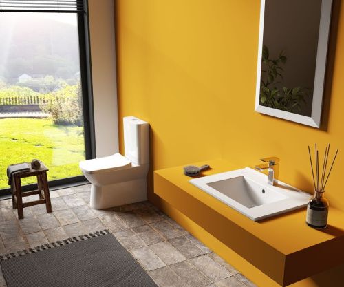 Чаша унитаза напольная Creavit Nova NV361-11CB00E-0000 цвет белый без бачка без сиденья душевой смыв - фото 4