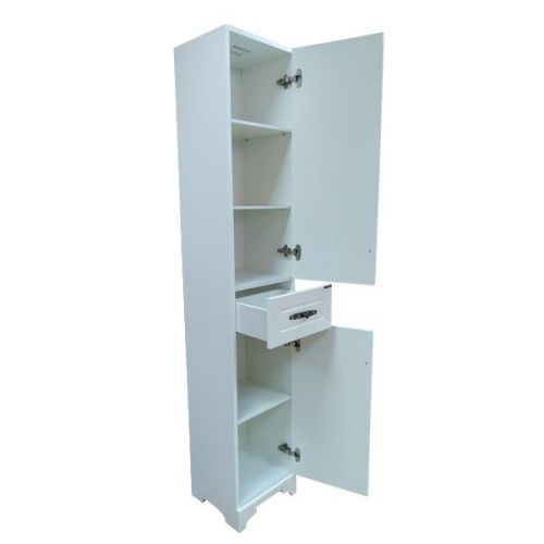 Шкаф-пенал Comforty Севилья 00004137101CF 40х190 подвесной цвет белый - фото 4