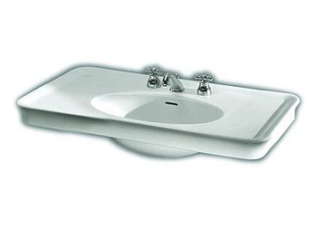 Раковина из сантехнического фаянса Hatria DOLCEVITA Y0F001 100х60 подвесная цвет белый