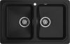 Кухонная мойка Granfest Standart S-780K черный 80х50 цвет черный поверхность матовая