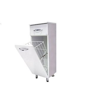 Шкаф Onika Каприз 403003 30х90 напольный цвет белый