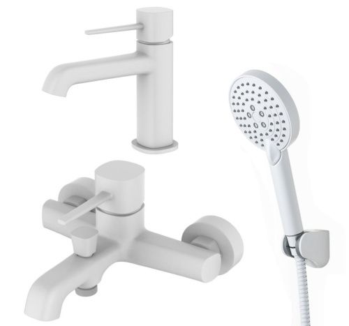 Душевой гарнитур Orange Karl M05-311w настенный белый - фото 2