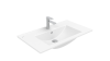 Раковина из сантехнического фарфора Creavit Su SU080-00CB00E-0000 80х50 накладная цвет белый