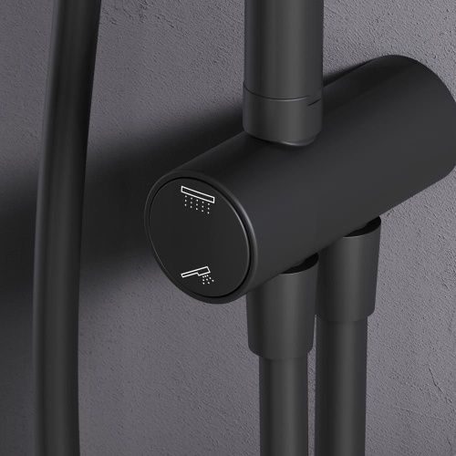 Душевая стойка Am.Pm Like F0780022 настенная цвет черный - фото 5