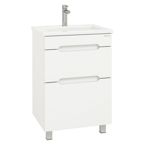 Тумба под раковину Onika Айленд 106155 60х50 напольная цвет белый