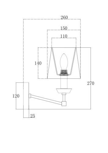 Бра Maytoni Beira MOD064WL-01N - фото 4
