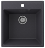 Кухонная мойка Ulgran Quartz Forte 460-08 45х50 цвет черный поверхность матовая