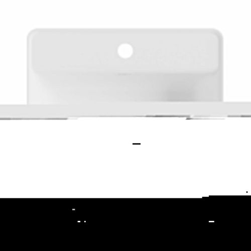 Раковина акриловая Wellsee Pure BY Wellsee 230715000 50х50 напольная цвет белый 1 отверстие под смеситель - фото 3