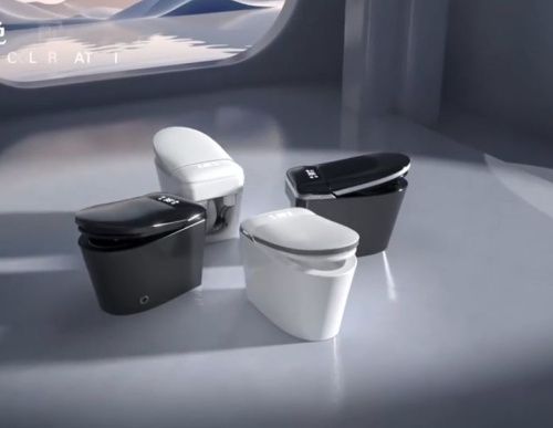 Умный электронный унитаз SantiLine SL-5036 цвет белый с сиденьем микролифт безободковый смыв воронка-водоворот - фото 2