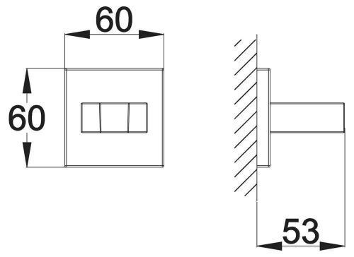 Держатель для душа BelBagno ARLIE ARL-HLD-CRM хром - фото 2