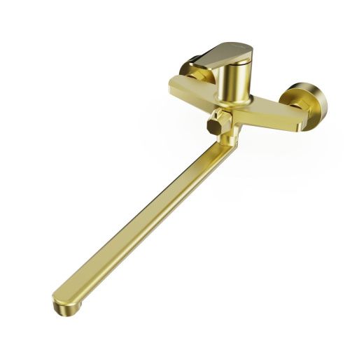 Смеситель для ванны Tokito KIN TOK-KIN-1015 настенный золото - фото 2