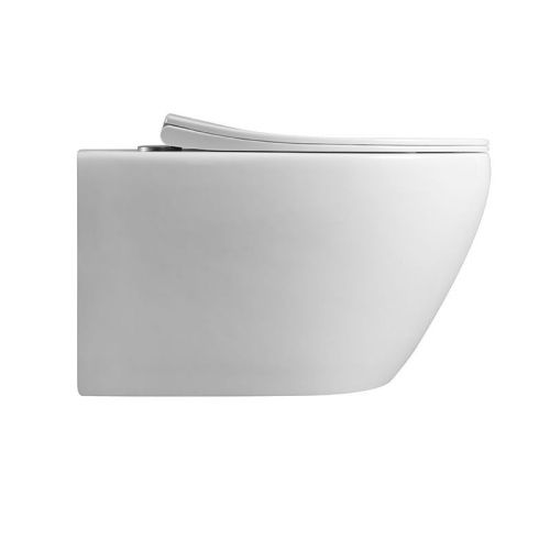 Унитаз подвесной Vincea Felice VT1-25 белый с сиденьем микролифт безободковый душевой смыв - фото 4