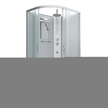 Душевая кабина Niagara Classic 33121423RBKTG 120х80 асимметричная без крыши ориентация правая