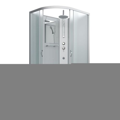 Душевая кабина Niagara Classic 33121423RBKTG 120х80 асимметричная без крыши ориентация правая