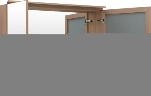 Зеркало-шкаф De Aqua Алюминиум 00261768 100х80 подвесной - фото 2