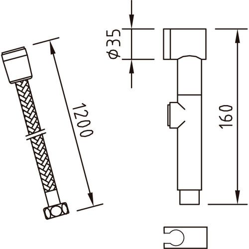 Гигиенический душ Clever SAHEL 97809 хром - фото 2