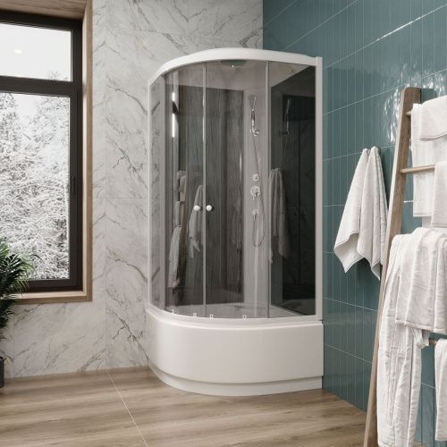 Душевая кабина Parly Classic EC921 90х90 четверть круга с крышей ориентация универсальная - фото 2