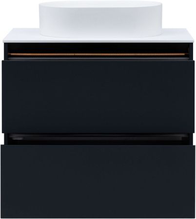 Тумба под раковину Allen Brau Activity 1.34004.AM 80х50 подвесная цвет черный