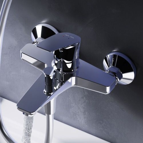 Смеситель для ванны и душа Am.Pm Gem F90A10000 настенный хром - фото 3