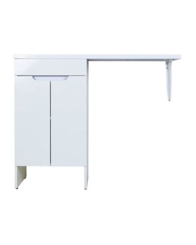 Тумба с раковиной Orange Sistema STD-110TUW+RAL 110х50 напольная цвет белый - фото 2